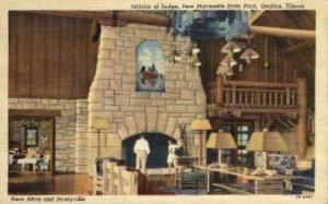 Interior of Lodge - Grafton, Illinois IL  