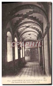 Old Postcard Chartreuse Montrieux founded in 1117 Gallery of the Little Clois...