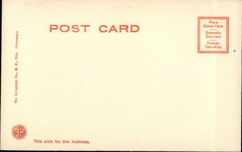 Detroit MI Union RR Train Depot Station c1905 UDB Postcard