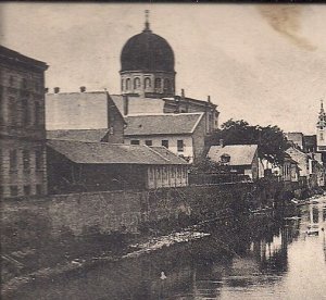 JUDAICA Synagogue, Nagyvarad, Oradea, Grosswardein, 1905 Transylvania, Hungary