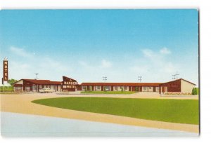 East Side of El Reno Oklahoma OK Vintage Postcard The Ranger Motel