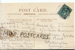 Genealogy Postcard - Clements - Bute Road - Wallington - Surrey - Ref 7963A