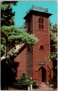 The Little Brown Church In The Vale Nashua Iowa IA Wildwood Trees Postcard