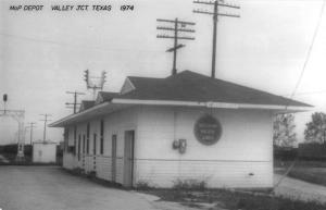 Valley Jct Texas MoP Depot 1974 Real Photo Antique Postcard K22336