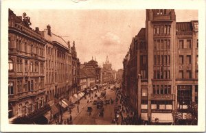 Czech Republic Praha Graben Prague Vintage Postcard 04.98