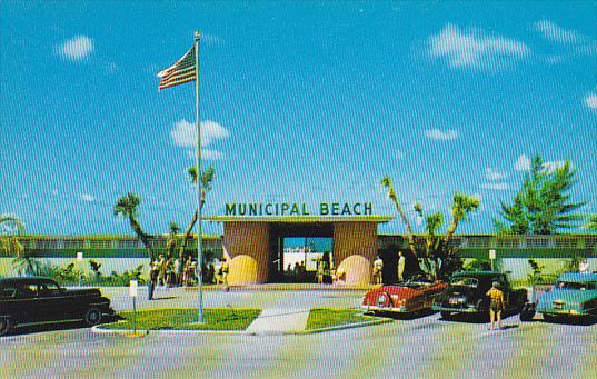 Entrance To Public Beach on Holiday Isles St Petersburg Florida