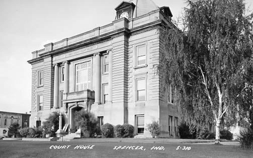 IN - Spencer. Owen County Court House - RPPC