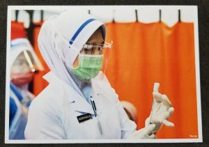 [AG] P943 Malaysia Fight Covid-19 2021 Virus Pandemic Nurse (postcard) *New