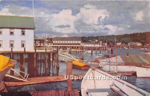 Fisherman's Wharf in Boothbay Harbor, Maine