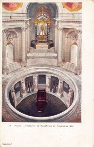 L118 France Paris Chapel and Tomb of Napoleon interior vintage postcard