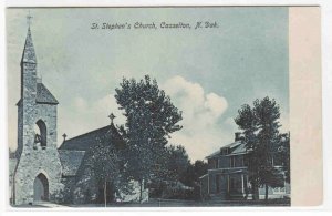 St Stephens Church Casselton North Dakota 1909 postcard