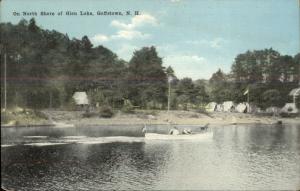 Goffstown NH North Shore Glen Lake c1910 Postcard