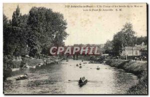 Old Postcard Bords de Marne Joinville le Pont L & # 39ile Fanac and banks of ...