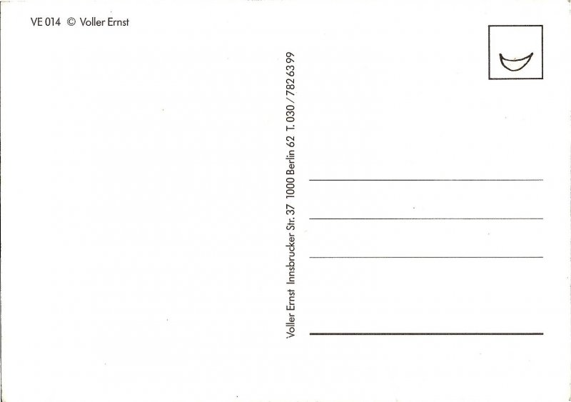 Voller Ernst Vintage Black & White Railroad Tracks Postcard Berlin