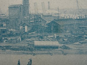 Hampshire THE DOCKS Southampton c1909 Postcard by John W. Mills