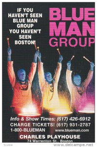 The Blue Man Group, Charles Playhouse, Boston, Massachusetts, 1999