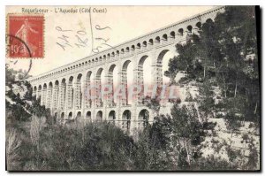 Old Postcard Roquefavour west coast Aqueduct