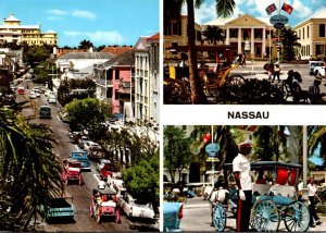 Bahamas Nassau Multi View Showing Bay Street and More