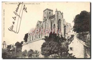 Postcard Old Cathedral Lamballe