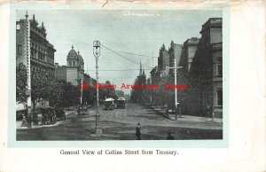 Australia, Melbourne, Collins Street From Treasury, Business Section