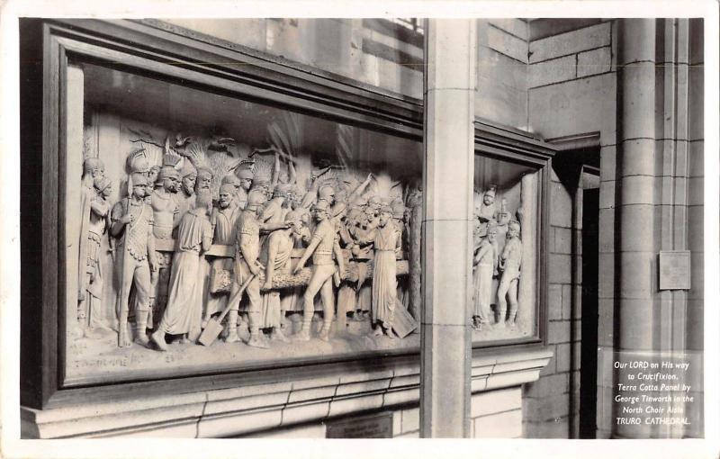 BR80883 our lord on his way  to crucifixion truro cathedral real photo  uk