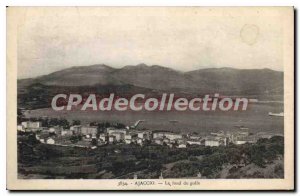 Old Postcard Ajaccio Le Fond Du Golfe