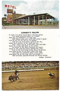 Home Ranch Motel Cheyenne Wyoming Cowboy Prayer & Frontier Days