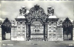 Real Photo Belvedere Wien - Vienna Austria Unused 