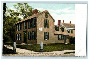c1905 John Hancock And Samuel Adams Clark House Lexington Massachusetts Postcard