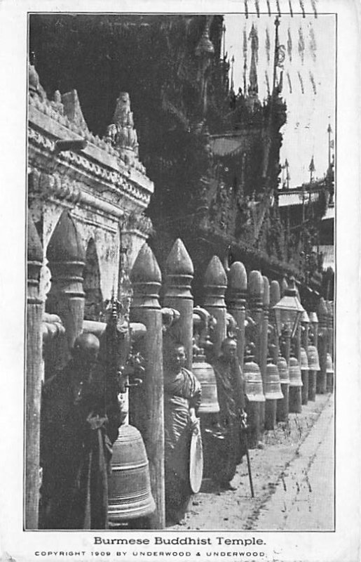 Burmese Buddhist Temple Advertising Ship Cleveland Ship 1909 