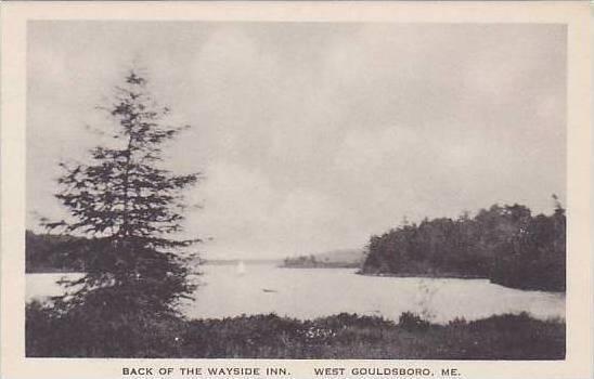 Maine West Gouldsboro Back Of The Wayside Inn Albertype