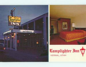 Pre-1980 WESTON'S LAMPLIGHTER INN MOTEL Vernal Utah UT s9246