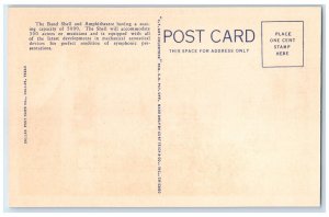 c1940 Amphitheatre Band Shell Texas Field Centennial Exposition Dallas Postcard