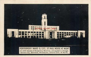 MN, Saint Paul, Minnesota, RPPC, Montgomery Ward & Company, Photo