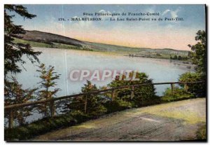 Old Postcard Malbuisson Lake Saint Point saw the Port Titi