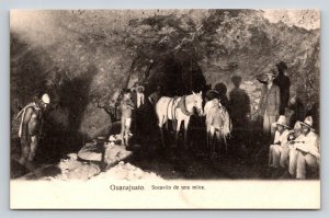 Mexico  Kids Working in Mine  Guanajuato  Socavon de una Mina    Postcard