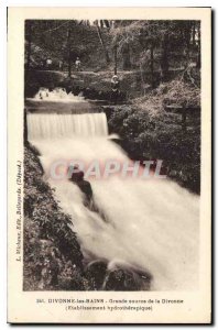 Old Postcard Divonne les Bains Divonne Great source of the establishment hydr...