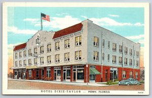 Perry Florida~Hotel Dixie-Taylor~Jeweler Ground Floor Store~JW Bowman Mgr~Linen