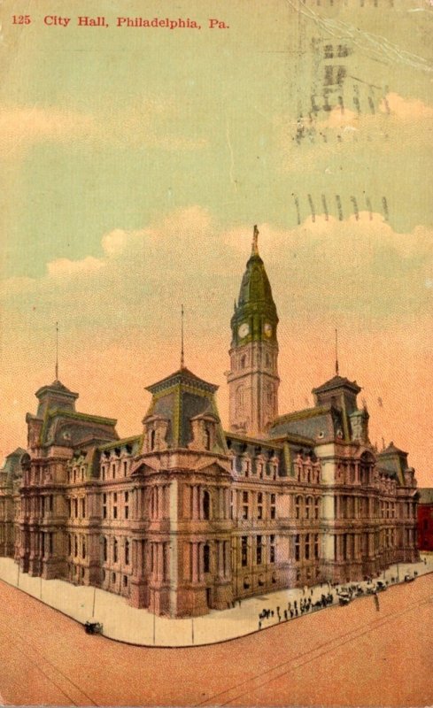 Pennsylvania Philadelphia City Hall 1910