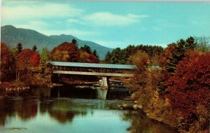 Covered Bridge Postcard Jackson New Hampshire