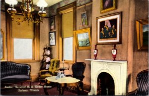 Postcard Parlor at Home of General U.S. Grant in Galena, Illinois