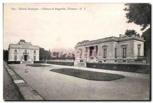 Old Postcard Bois de Boulogne Chateau de Bagatelle Trianon