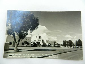 Vintage Postcard RPPC Sylvia's Mexico Campo Turista C. Juarez Chih