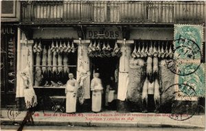 CPA PARIS (3e) 67, Rue de Turenne. curieux balcon, tetes des boeufs (538303)