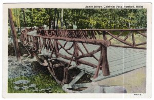Rumford, Maine, Rustic Bridge, Chisholm Park