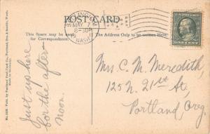 BELLINGHAM WASHINGTON CITY HALL POSTCARD 1911 PSTMK