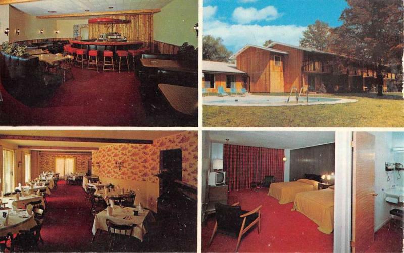 Stamford New York Red Carpet Motor Inn Multiview Vintage Postcard K96882