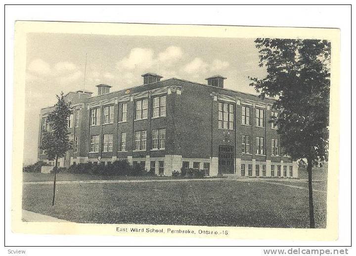 East Ward School, Pembroke, Ontario, Canada, 1910-1920s