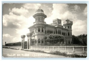 Early Chalet DE Valle Cienfuegos Cuba Real Photo RPPC Postcard (D4)