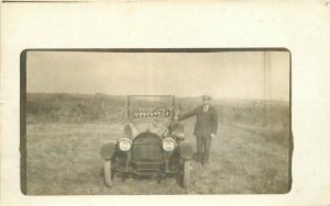 C-1910 Automobile Proud Owner Photo Postcard 22-5080